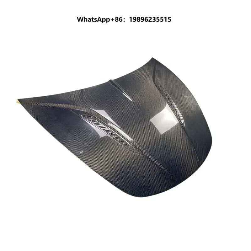 High Quality Front Engine Hood Cover for 2021 Model 3 Carbon Fiber Bonnet