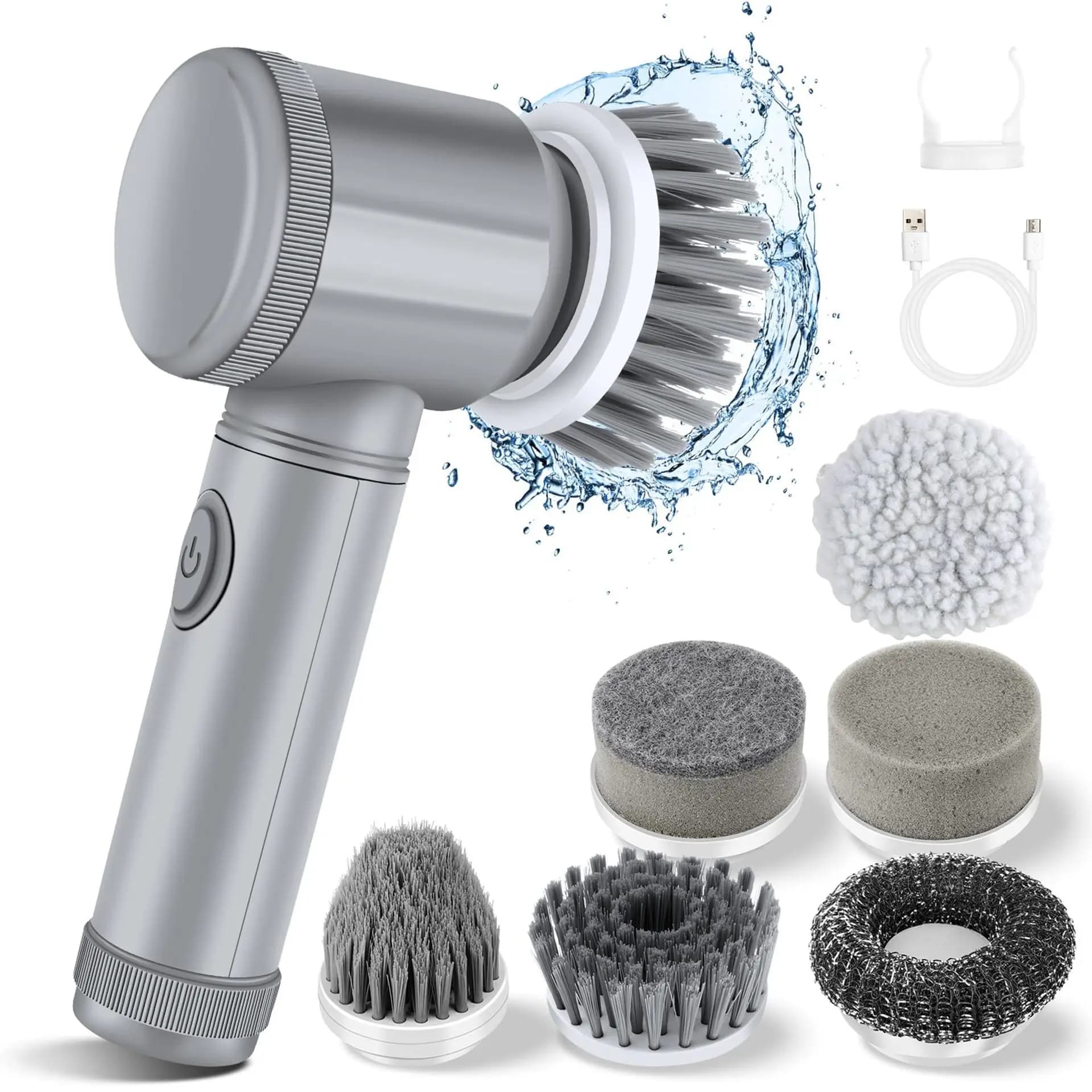 Electric Cleaning Brush Kitchen Bathroom Multifunctional Cleaner Electric Shoe Shine