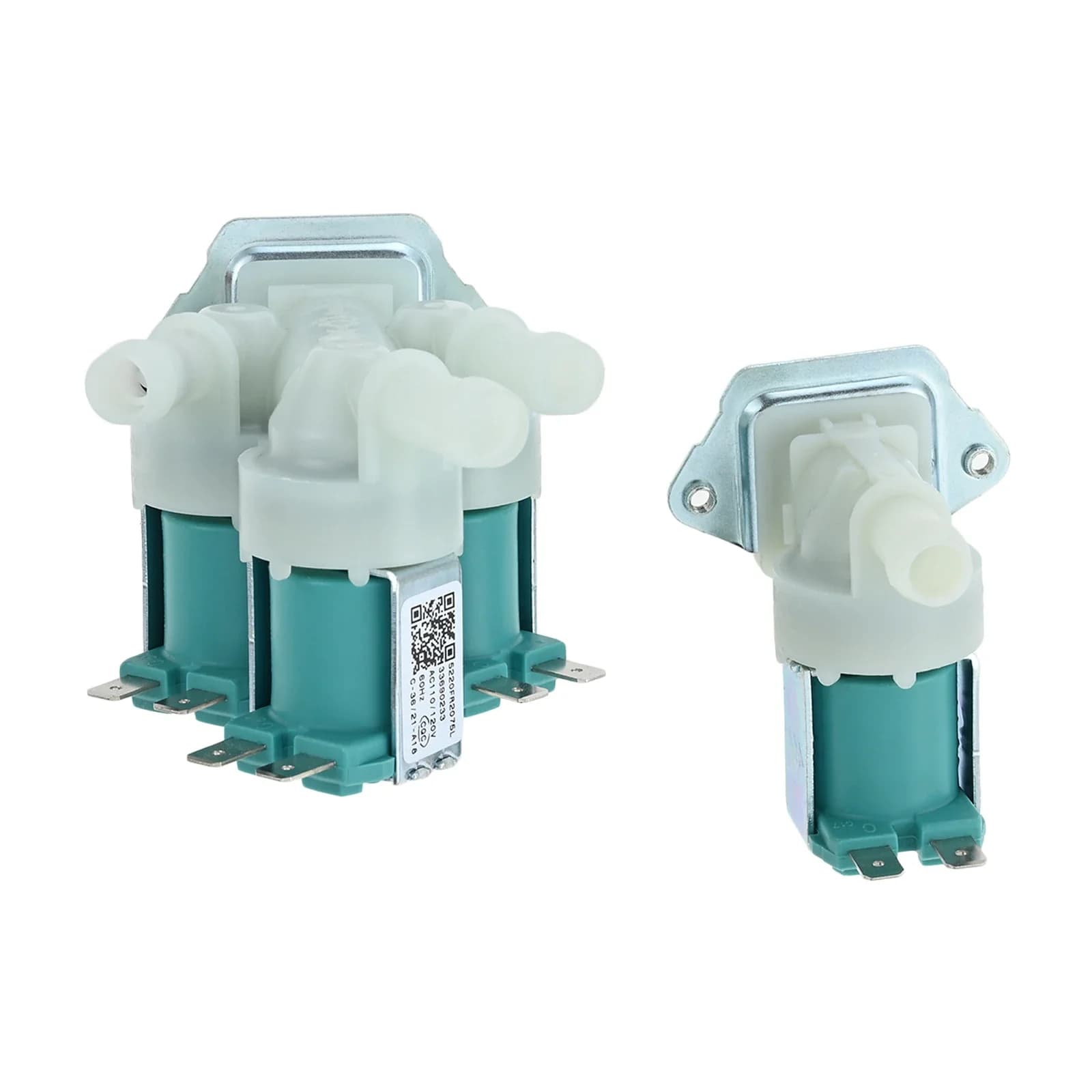 Washer Water Inlet Valve Set 5220FR2075L and 5220FR2006H  Fit for LG & Kenmore 796.40272.800 796.40272.900 Replacement Parts