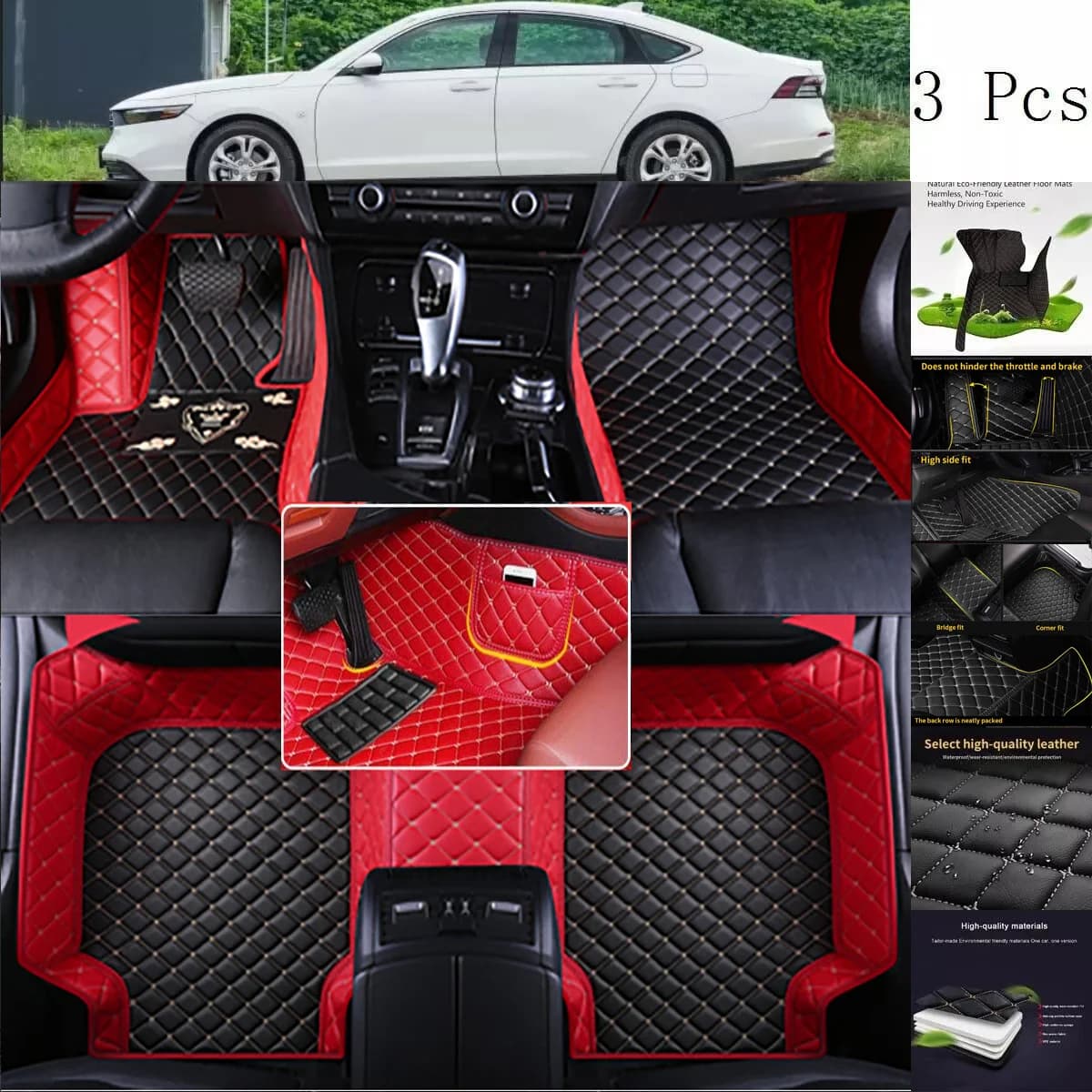 Custom Car Floor Mats For Hyundai Creta Ix25 Auto Carpets Accessories Waterproof Leather Floor Liners