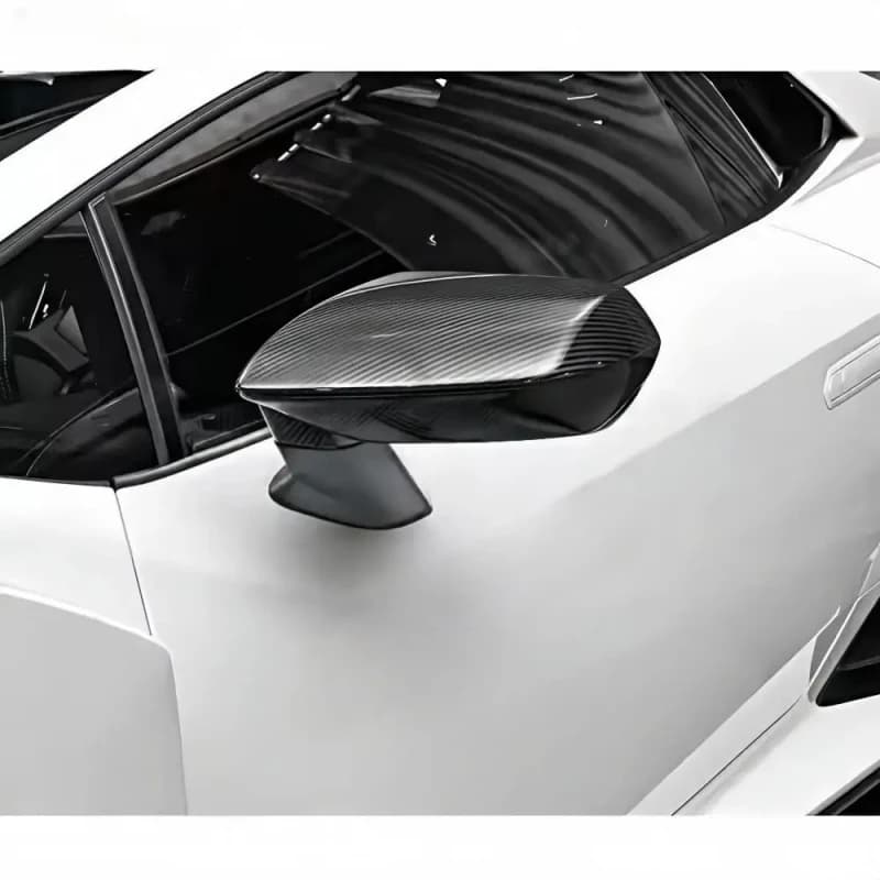 High Quality Dry Carbon Fiber Rearview Mirror Cover For Exterior Upgrade Kit