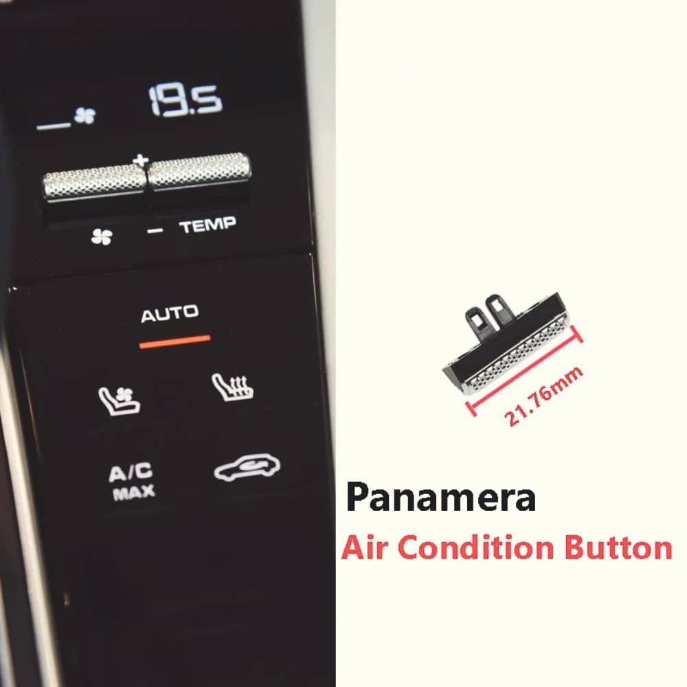 Para Porsche Panamera 2017-2021, consola Central interna  coche, aire acondicionado  CA, botón  interruptor  techo solar, reempl