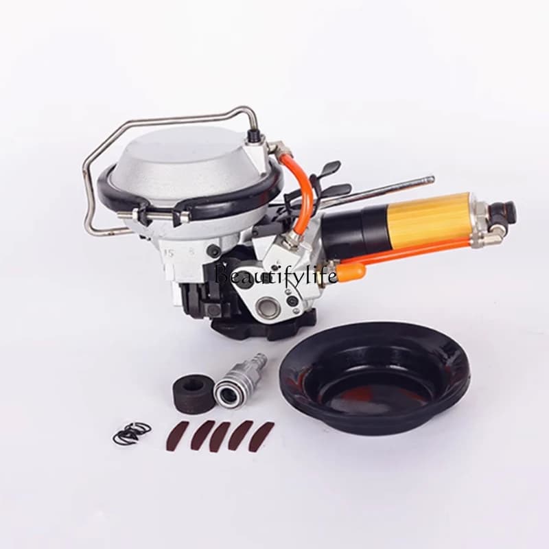 1KZ-16/19/32 combined pneumatic large tension steel belt baler integrated pneumatic iron belt strapping machine