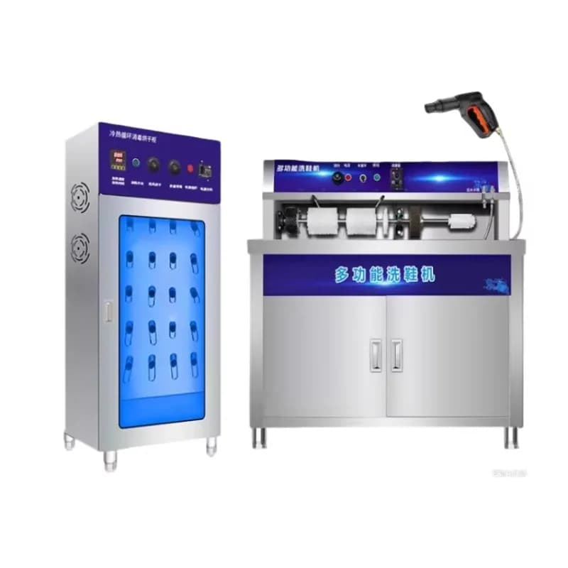 Commercial Stainless Steel Shoe Cleaning Washing Machine - Sneaker Shoe Washer for Business Use