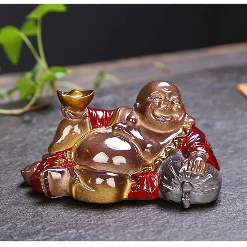 11.5cm Color Changing Tea Pet Ornaments Maitreya Buddha Tea Tray Tea Set