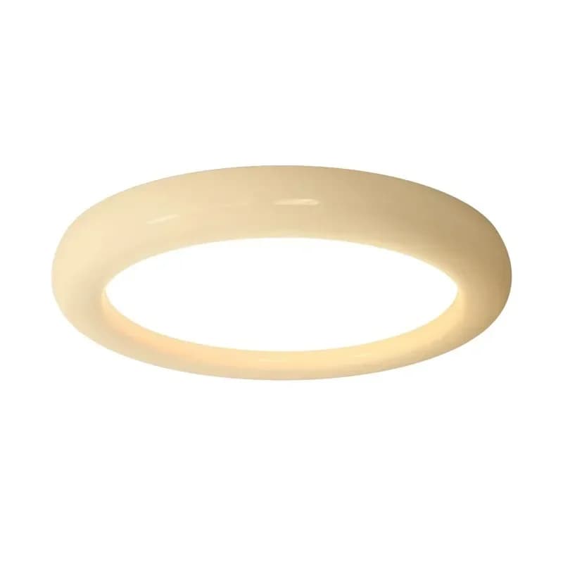 Cream wind bedroom ceiling lamp, French modern simple room balcony new eye protection master bedroom lamp