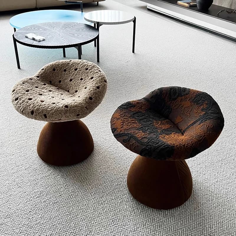 Designer Nordic Style Vanity Stool Chair Vertical Bedroom Shoe Stool Bedroom Sturdy Apartment Hotel Home Living Room Furniture