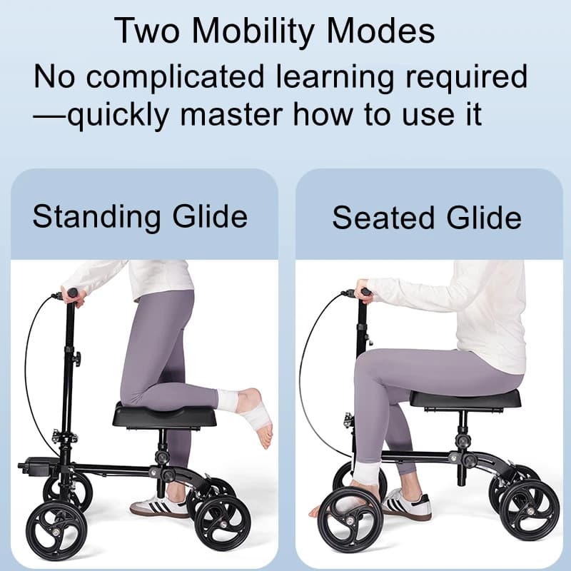 Fracture Walking Aid Rehabilitation Walker Walking Support Device Crutch Single-Leg Walker Ankle Injury Walking Aid