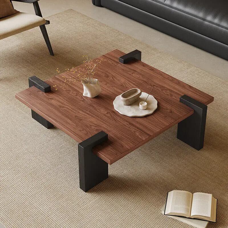 CX medieval square coffee table modern simple light luxury living room household small apartment tea table