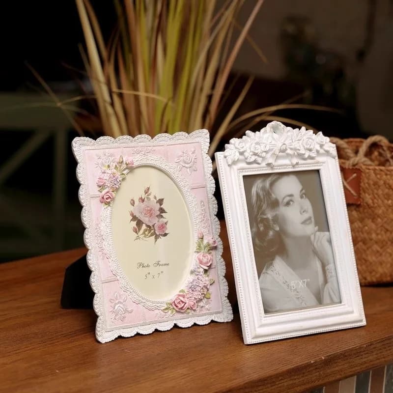 European Retro Photo Frame, Desktop Wedding Photos Frame,Creative And Personalized Photo Display Frame