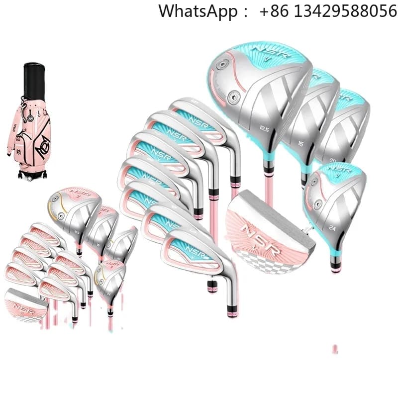 PGM Women's Professional Left-Handed Combination Rod Set Golf Club Model LTG074 High-Rebound Titanium Driver Carbon Shaft Iron