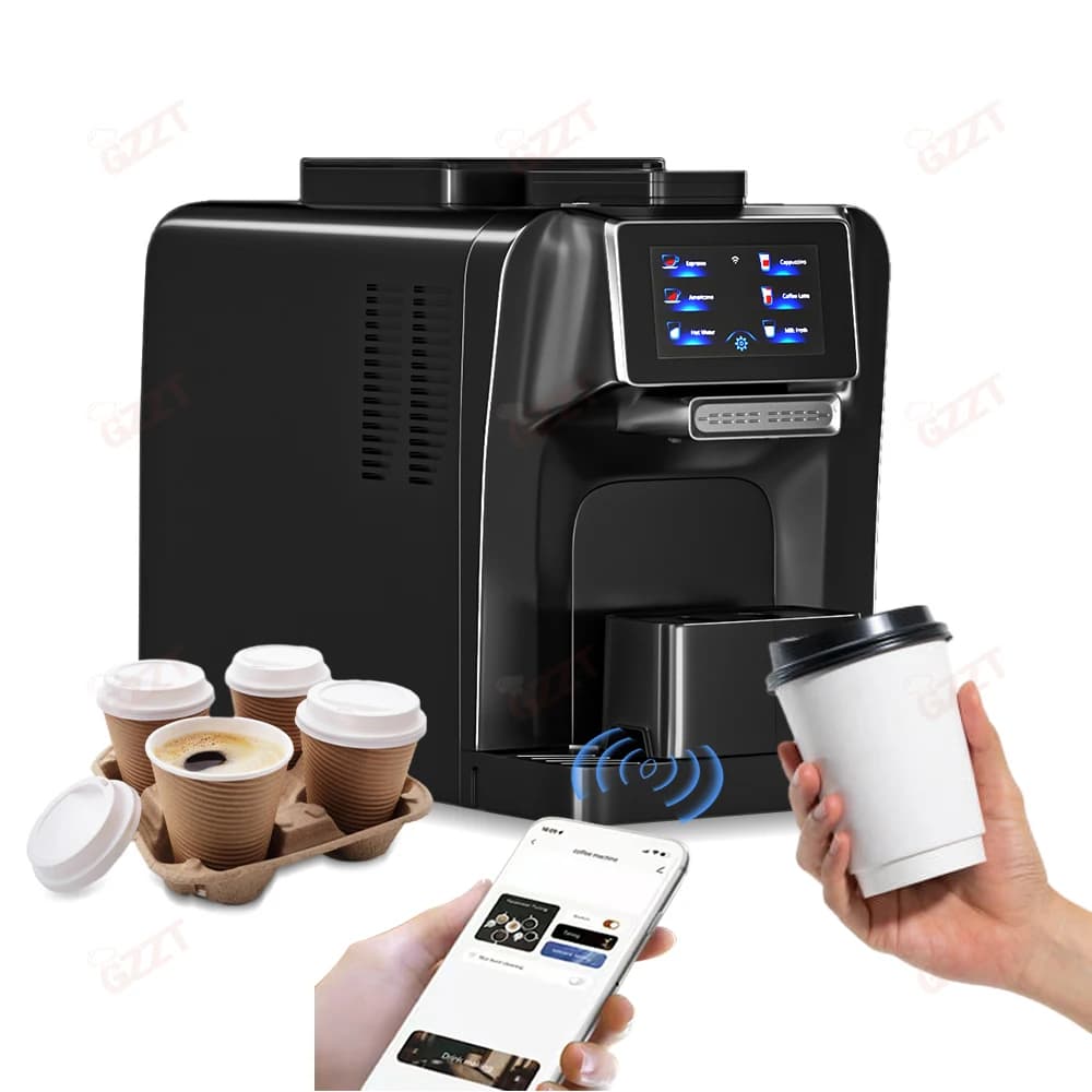 400ML Milk Jug Container 4.3inch Touch Screen Fully Automatic Espresso Coffee Maker Germany Italian Type Electric Coffee Machine