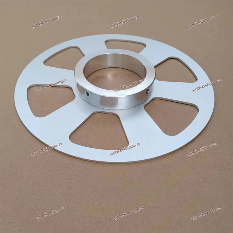 Aluminum alloy baffle plate inflatable shaft baffle ring carrier belt fixing plate