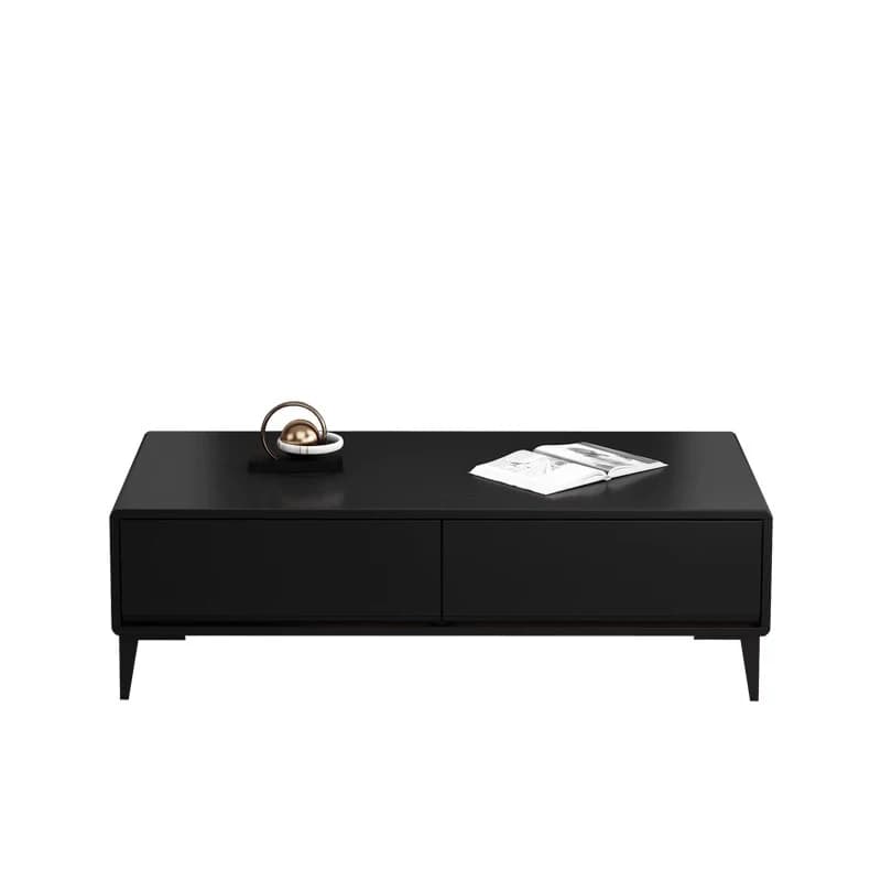 Wood Living Room Storage Luxury Modern Coffee Table Designer Organizer Standing Side Table Moving Couchtisch Home Furniture
