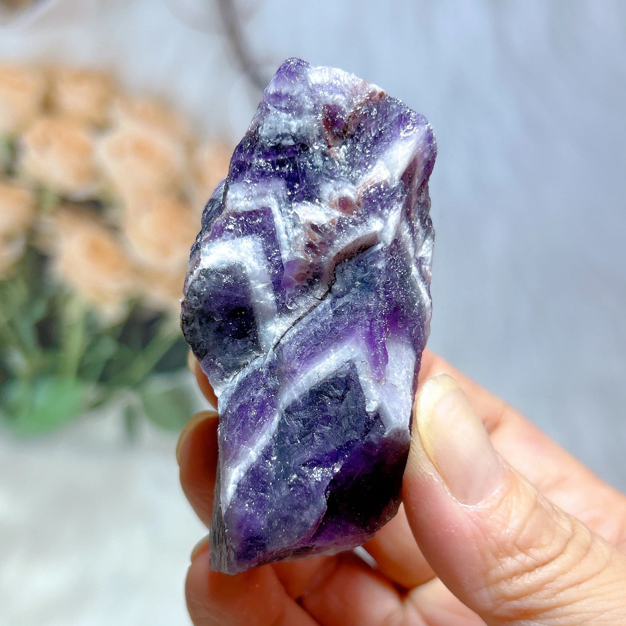 Natural Crystals Dream Amethyst Raw Stone Specimen Reiki High Quality Ore Mineral Home Decorations Ornament Room Decor Gifts