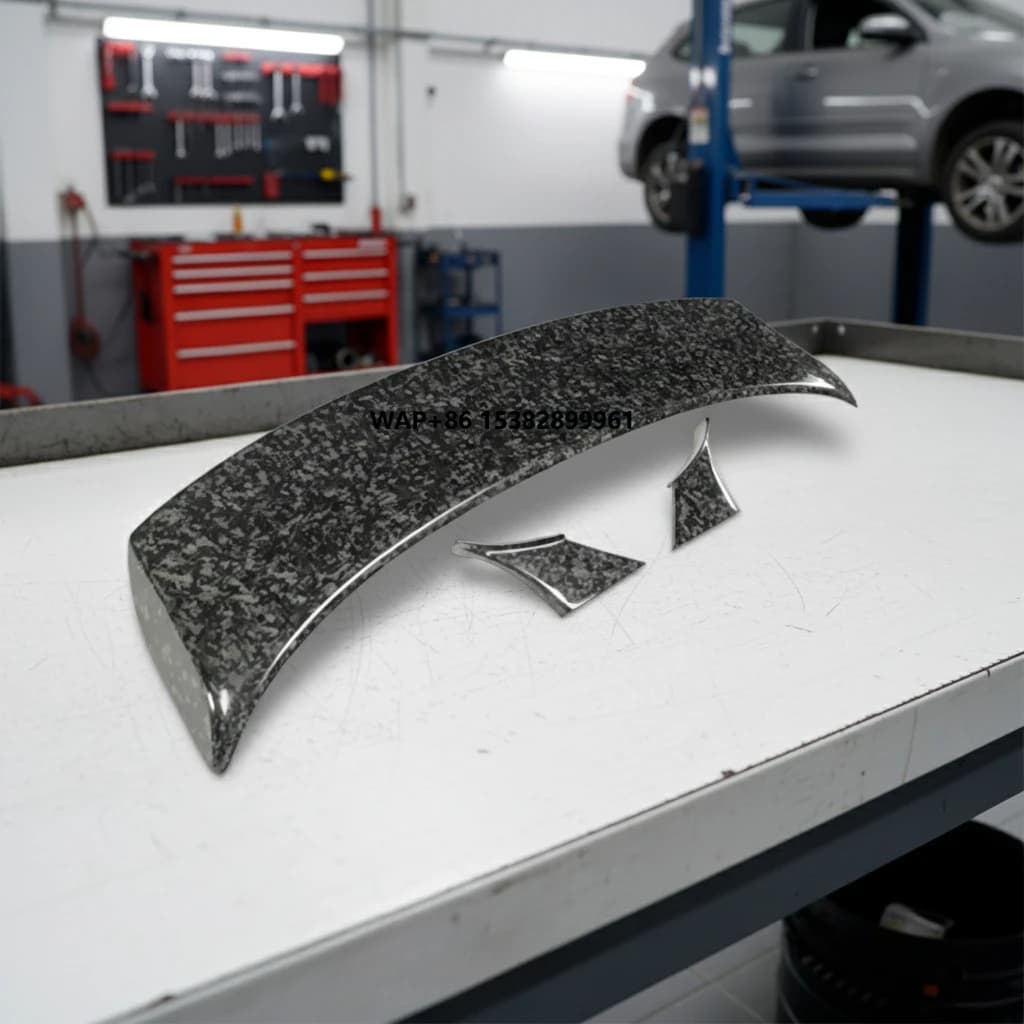 Car Accessories Forged Carbon Car Body Systems for Panamera 971 Upgrade to SD Style Spoiler Rear Wing