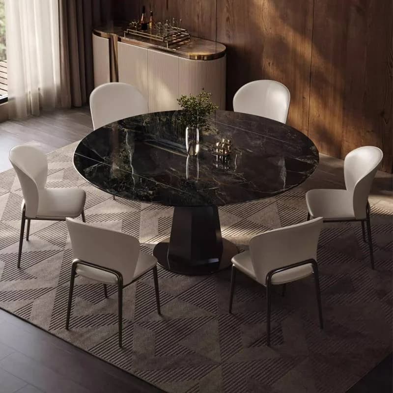 Round Home Restaurant Tables Decorations Kitchen Lounges Conference Dinner Table Console Small Muebles Para Hogar Furniture