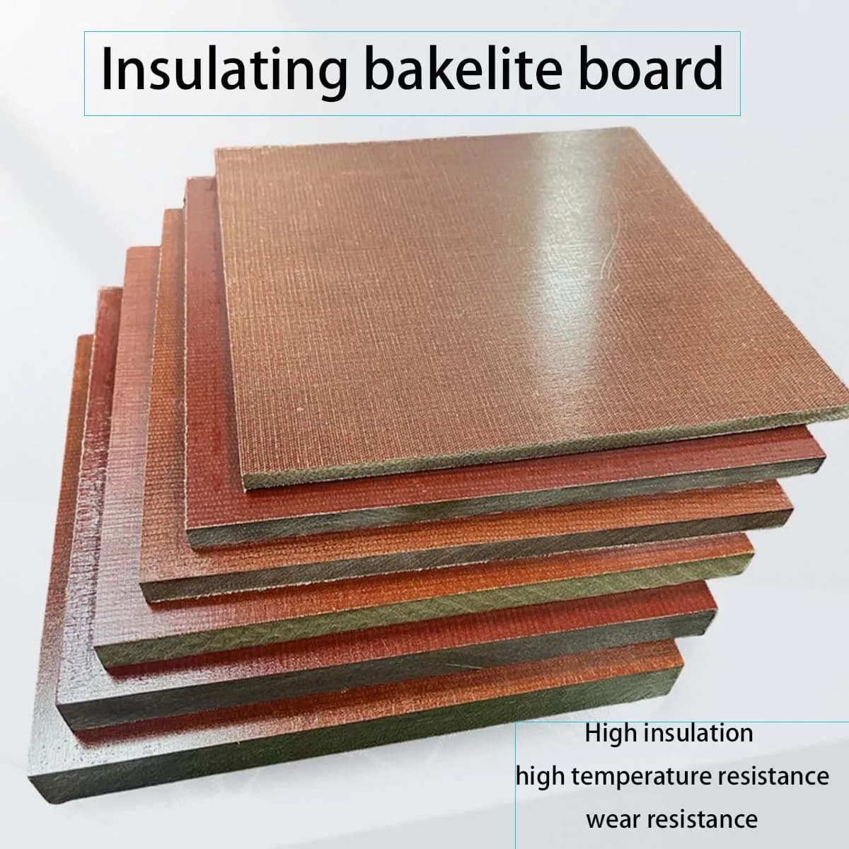 3025 Phenolic Fabric Laminated Board, Cloth Bakelite Textolite Sheet, Wearproof Insulation Panel Custom Cutting