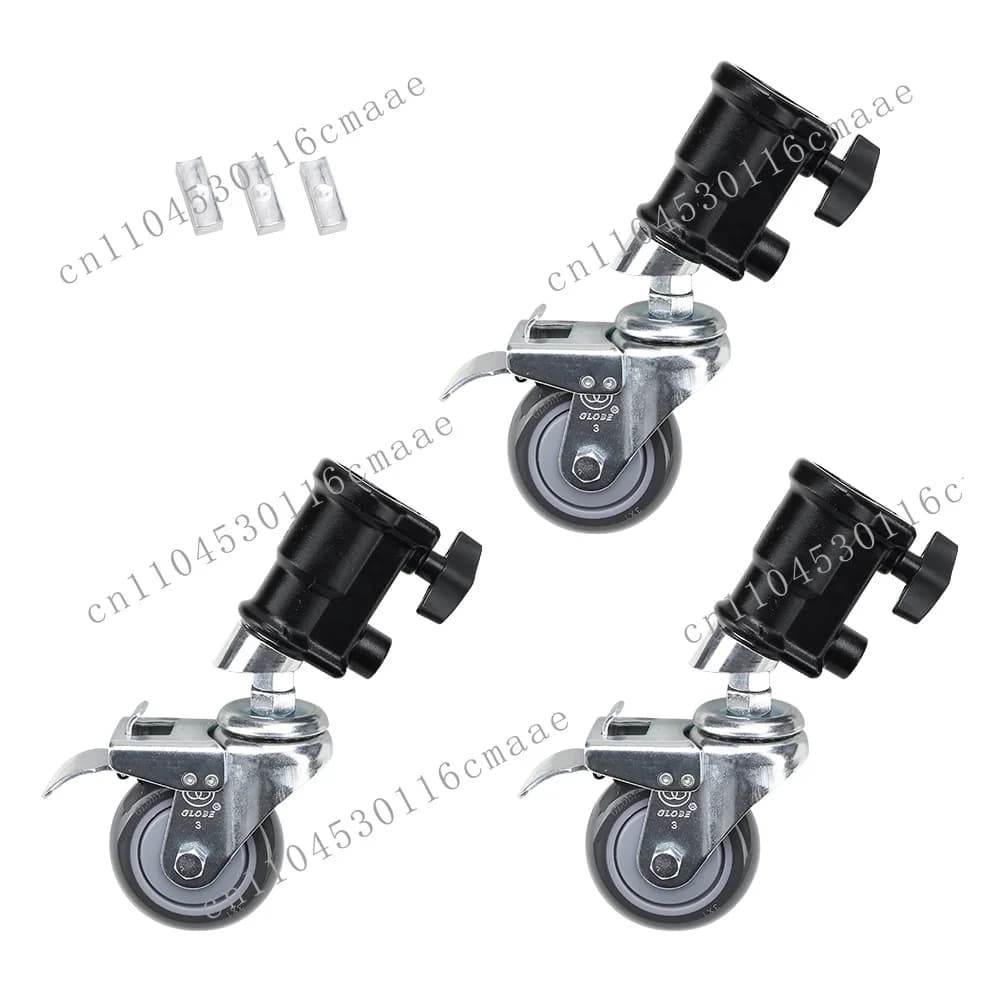 CS30-W 360 degree rotatable casters, suitable for C-brackets, suitable for 30mm leg tubes