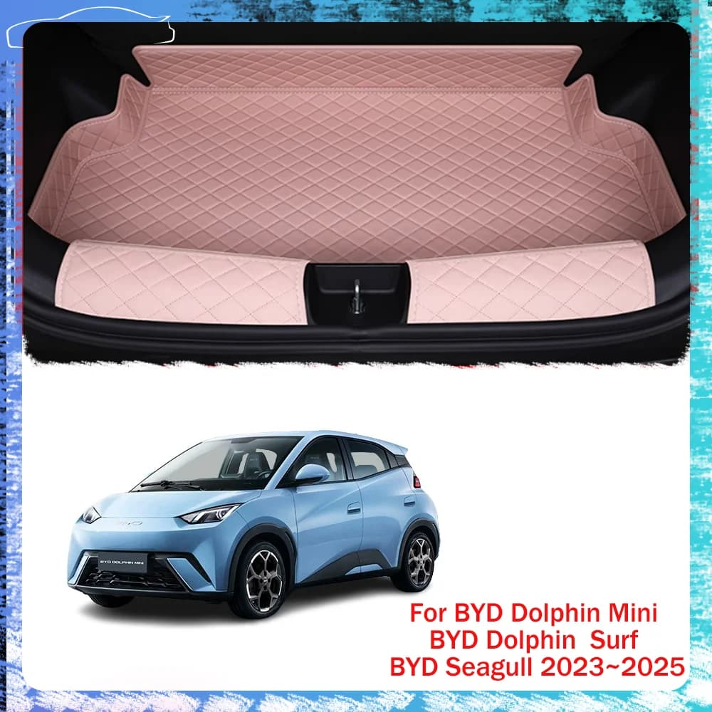 For BYD Dolphin Mini Surf Seagull EQ 2023~2025 2024 2026 Car Boot Covers Scratch Prevention Trunk Mat Tray Protector Accessories