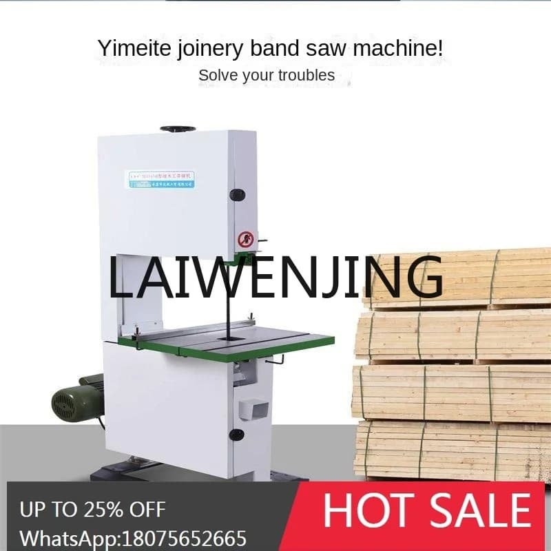 RWJ Multi-Functional Vertical Woodworking Band Saw Desktop Small Cutting Machine Sawing Machine