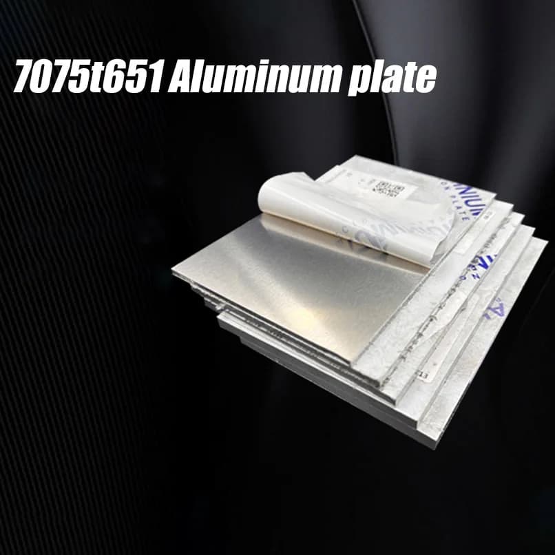 2~50mm Thick7075 Aluminum Alloy Plate, High Hardness Aluminum Alloy Parts CNC Machining Aluminum Block