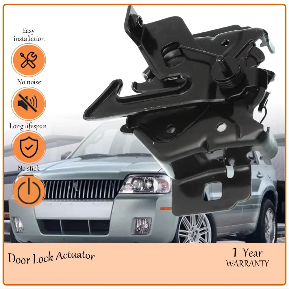 Durable Bonnet Lock Assembly, Fit with Mercury Mariner 2005 2006 2007, Wear-Resistant Hood Latch, oem 6L8Z-16700-B, 6L8Z16700B