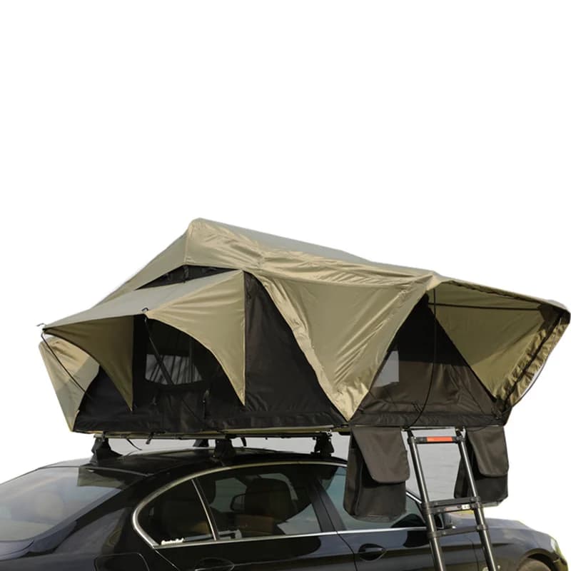 Factory Hot Selling OEM Polycotton Foldle Roof Top Outdoor Quality Soft Waterproof Camping Rooftop Tent