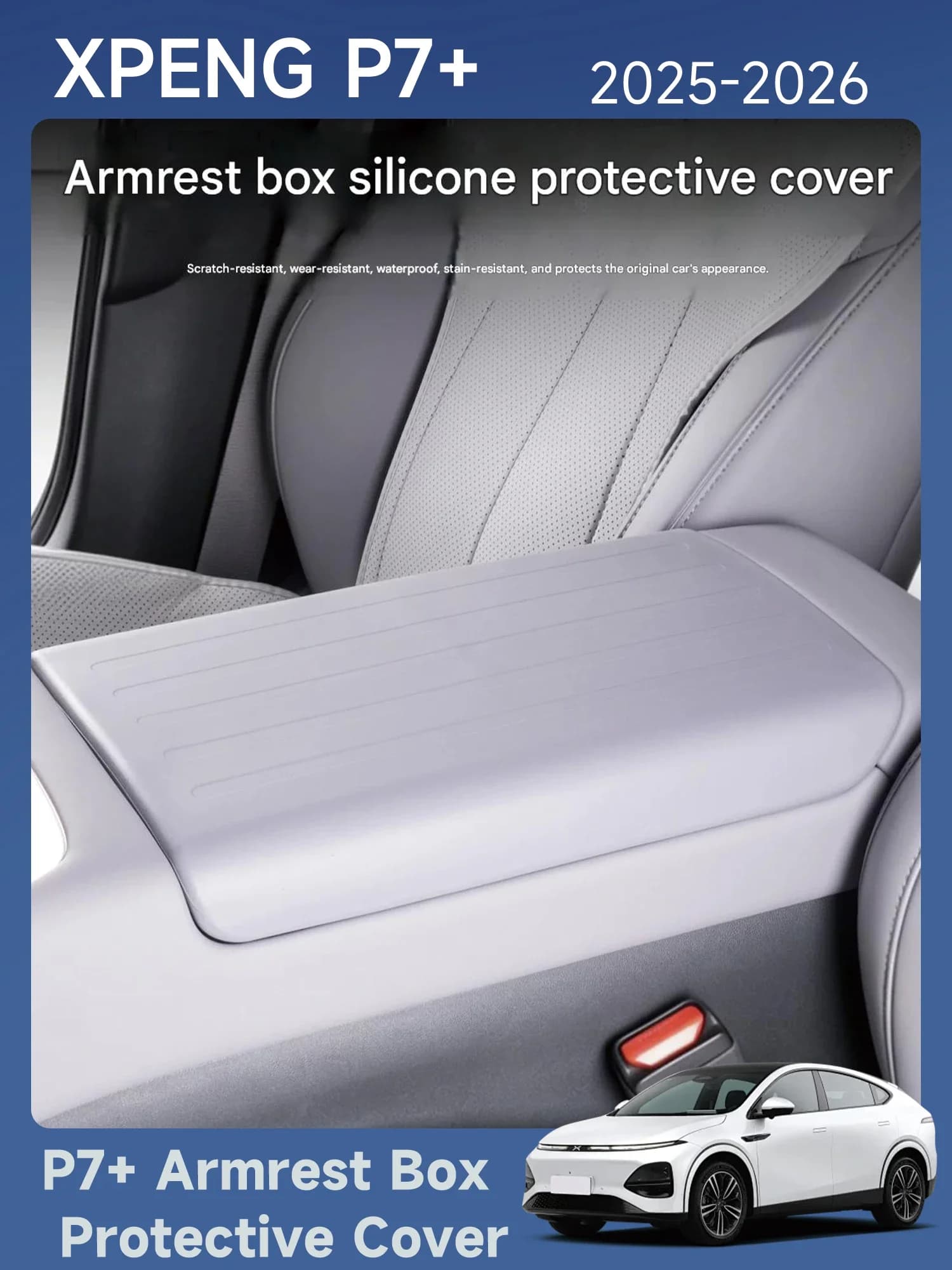 [Fast Shipping] XPENG P7+ 2025 2026 Armrest Box Cover