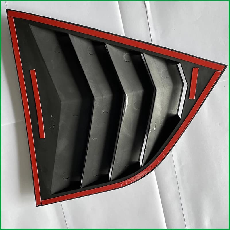 Car Styling For Skoda Octavia 3 A7 Sedan 2013-2018 Rear Triangular Window Louver Shutters Vent Cover Trim Car Styling Decorative