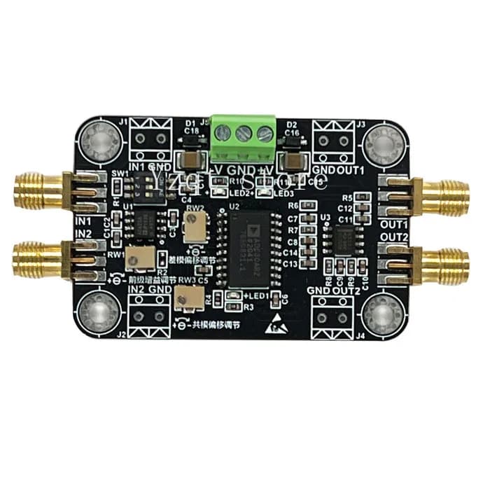 AD630 Module, Lock-in Amplifier, Phase Sensitive Detection, Low Signal Conditioning, Balanced Modulator