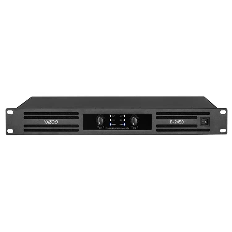 Top Sale 2 Channel 1U 2*450W Digital Amplifier Amplificateur Light for PA Installations Sound System OEM Amplifier Supplier