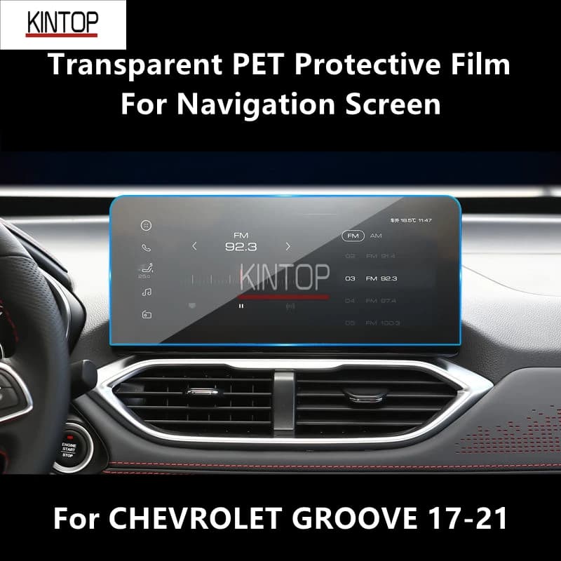 For CHEVROLET GROOVE 17-21 Navigation Screen Transparent PET Protective Film Anti-scratch Accessories Refit
