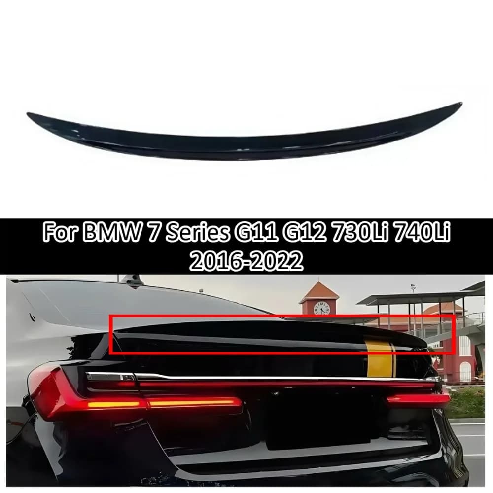 Rear Trunk Spoiler For BMW 7 Series G11 G12 730Li 740Li 2016-2022 Sedan Tail Wing Lip Sport Decor Tuning Car Accessories Upgrade
