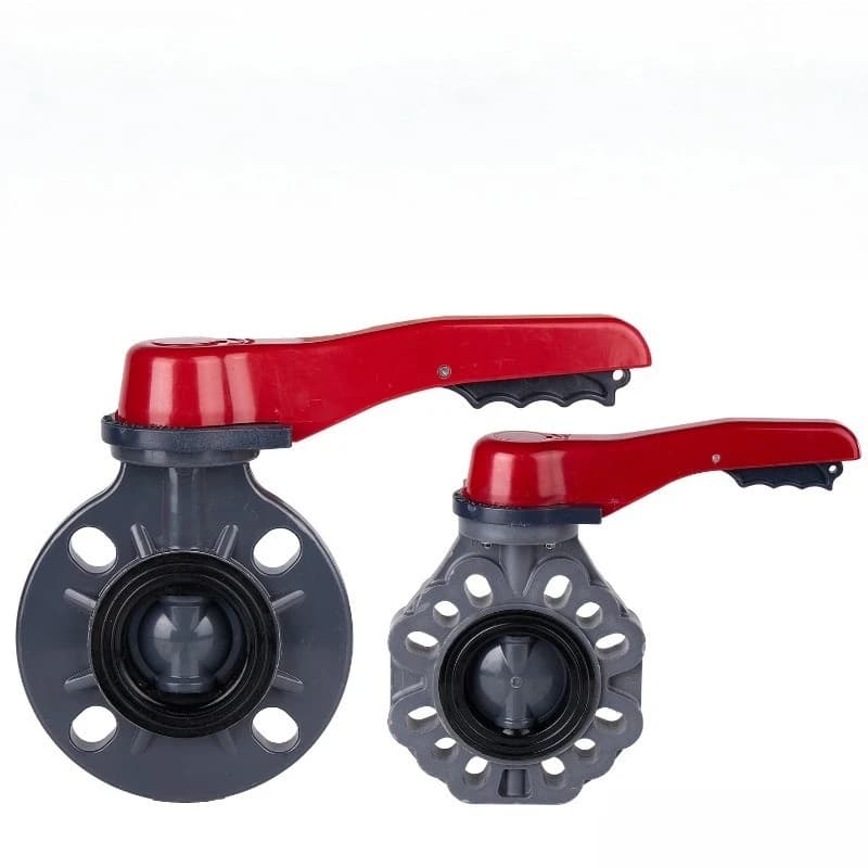 UPVC butterfly valve handle clip butterfly valve PVC pipe gate valve  supply pipe fittings High temperature resistant adhesive
