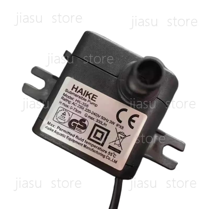 Suitable for H aike HK-355 AC 230(220-240) V 50Hz 3W water pump, air conditioning cold fan water pump, diameter 8mm