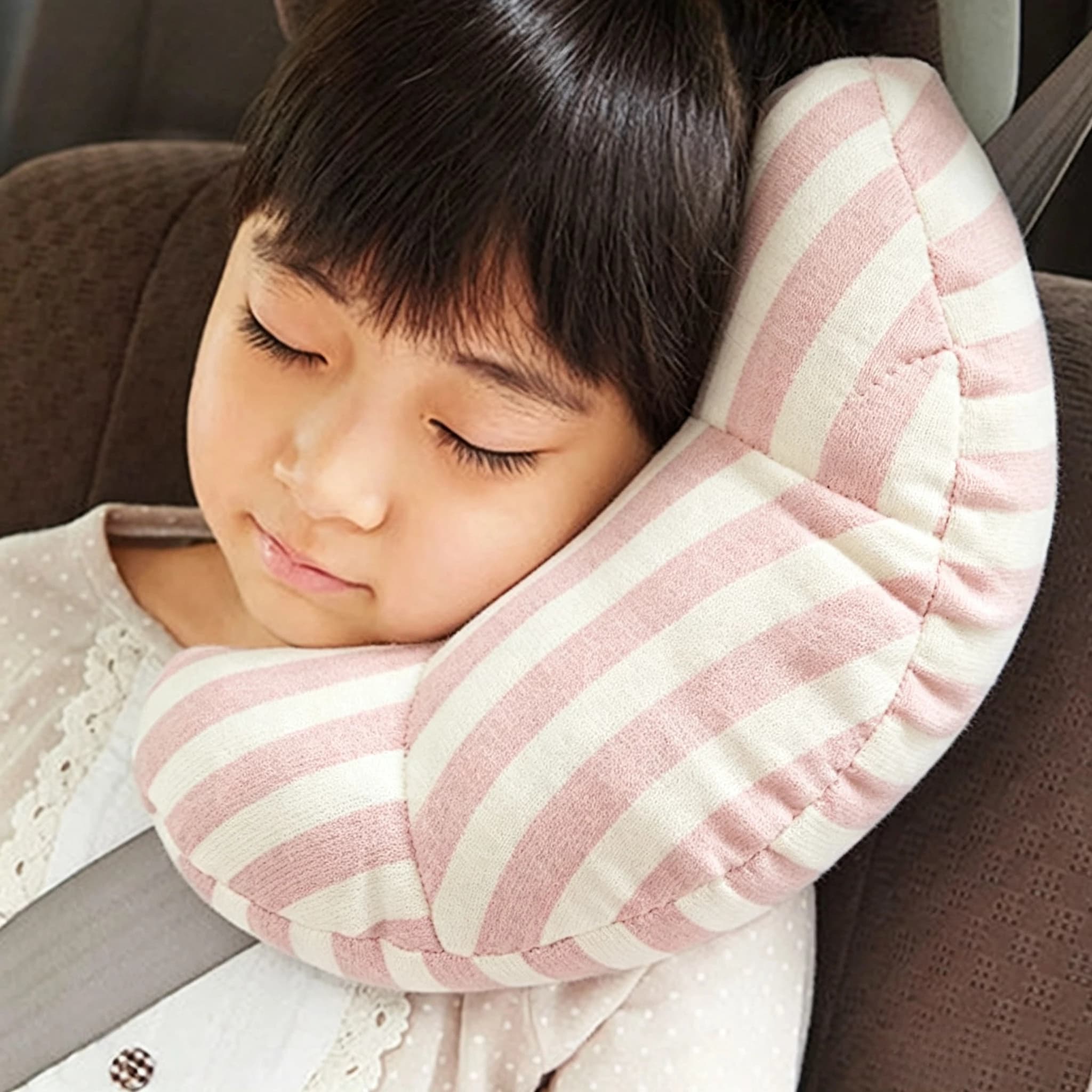 Children Neck Headrest Cushion Car Seat Belts Pillow Kids Shoulder Safety Strap Protection Pads Support Car Styling Cartoon