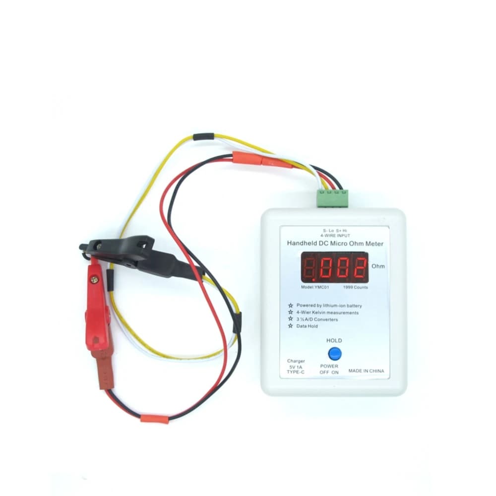 YMC01 Handheld DC Milliohmmeter Low Resistance Tester Meter