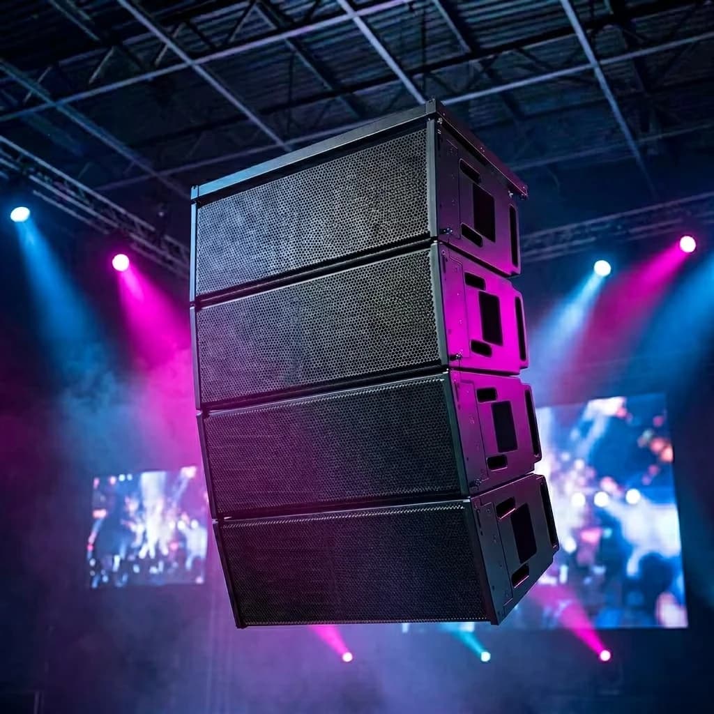 High-Power Professional Audio Stage Sound System Large Professional Stage Audio for Wedding Performances High-Power Line