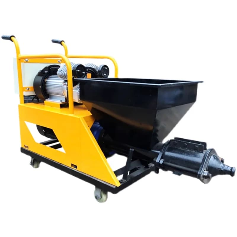 2023 High Power Automatic Wall Plastering Machine New Year Renderer Mortar Pump Spraying Machine with Core Motor Component