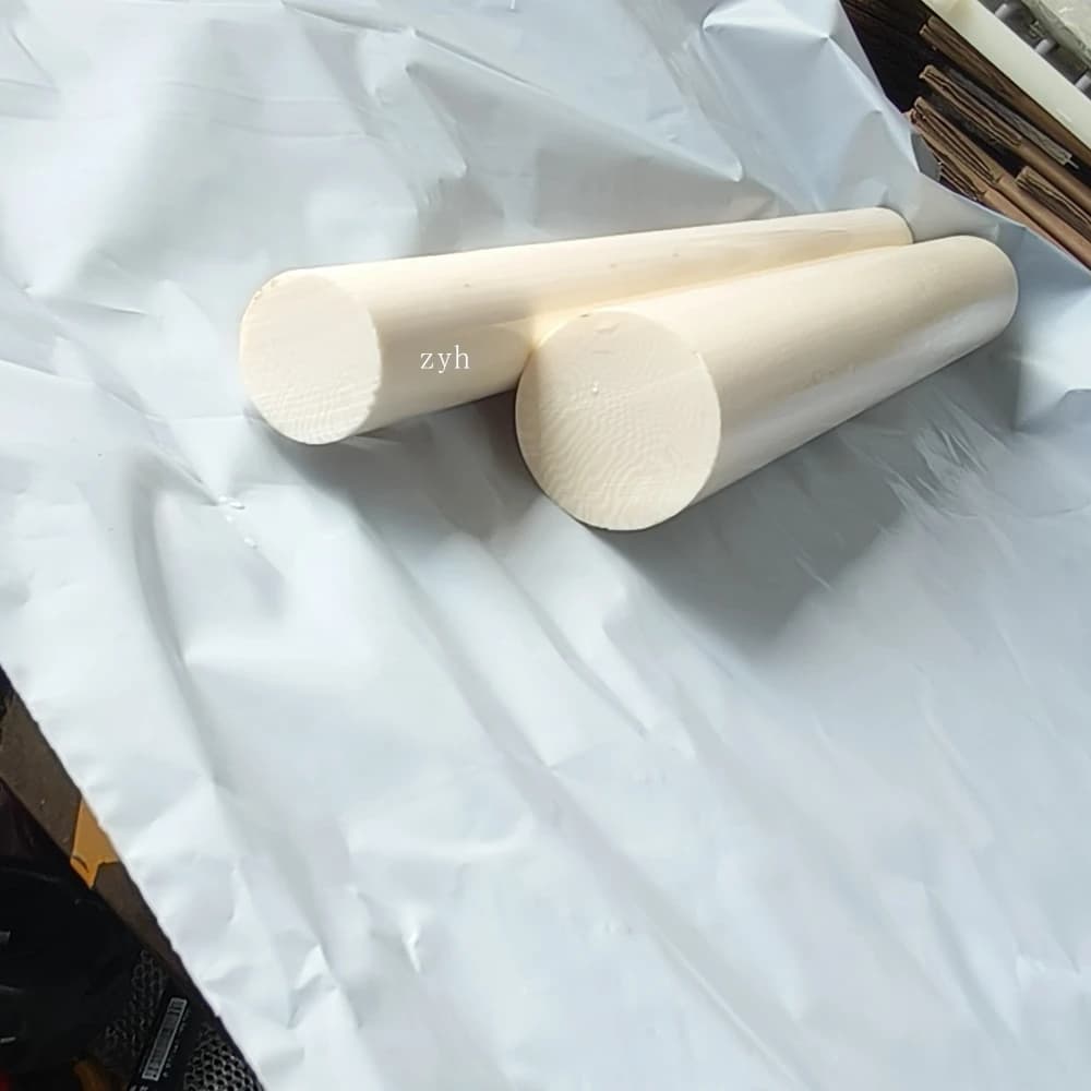 16mm to 30mm Ivory Substitute Round Rod Bar Imitation Material for Billiard Pool DIY Cue Building Resin Based Solid Bar Block