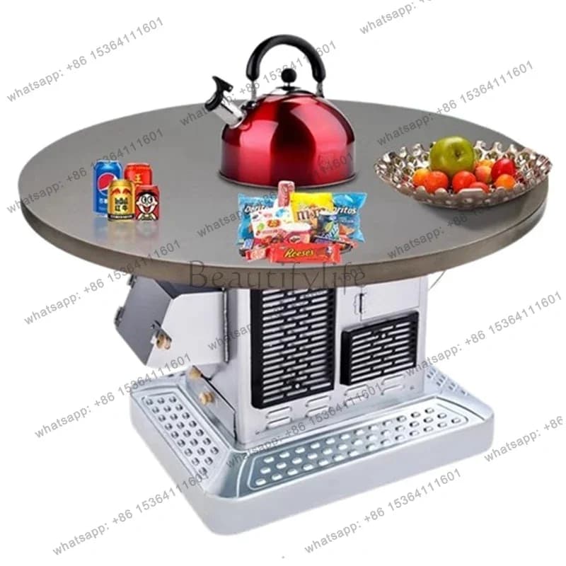 Rural Heating Stoves in Winter Patio Heaters Cooking Barbecue Grill with Ovens Firewood Stoves Outdoor Heating Varmekilde FYPH