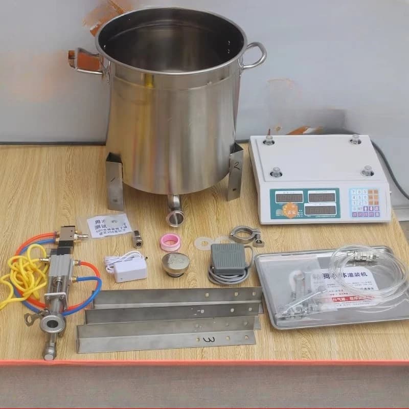 Honey filling machine Automatic pneumatic liquid quantitative packaging machine