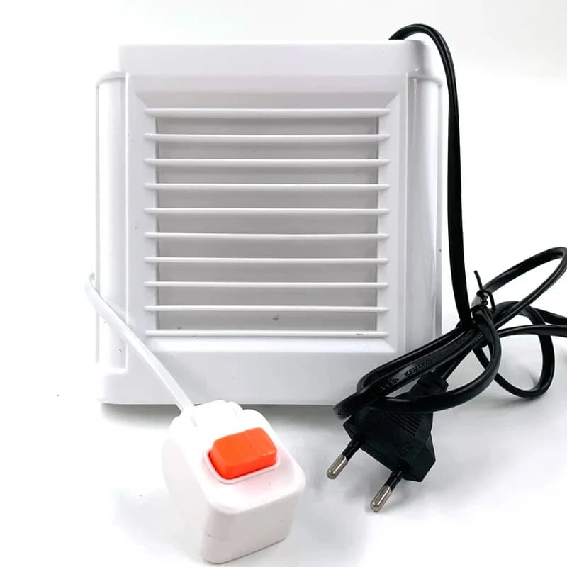 220V 4 Inch 6 Inch Mute Bathroom Extractor Exhaust Fan Kitchen Toilet Wall Window Ventilation Fans With Power Cable