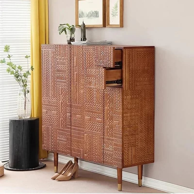 /Aesthetic Shelves Shoe Cabinets Vintage Modern Storage Interior Fashion Shoe Cabinets Safe Creative Gabinete Trendy Furniture