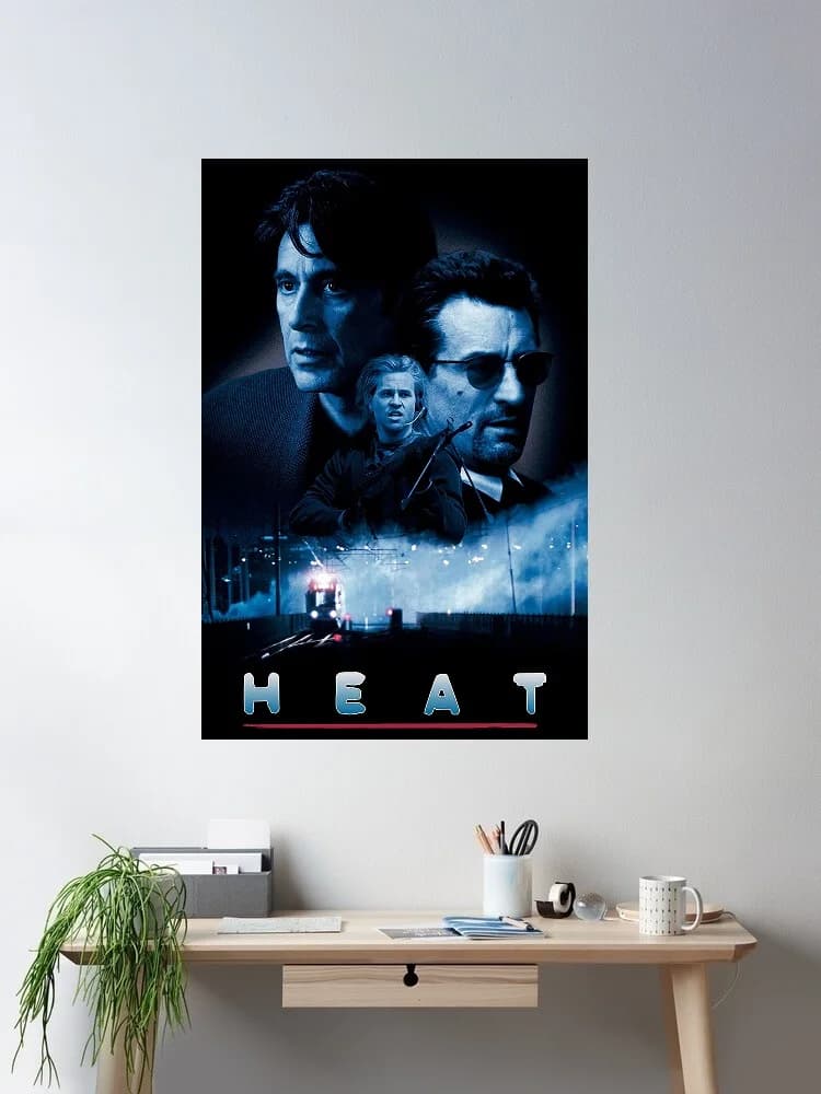 Heat Movie, Art Print Silk Poster Home Wall Decor