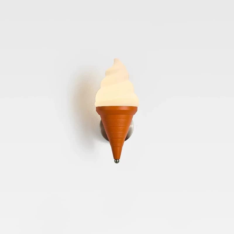 French cream wind bedroom bedside lamp ice cream creative high-end art children's room wall lamp