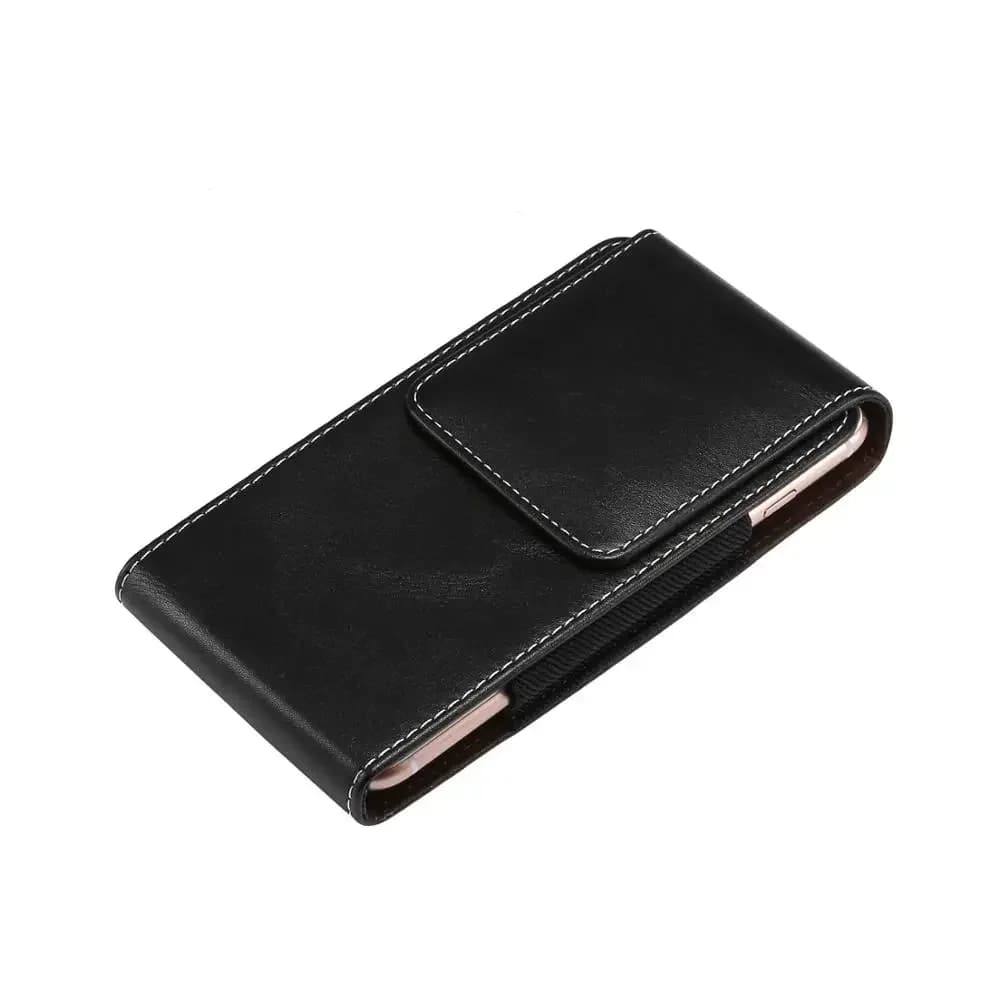 Waist Bag Universal Pouch Case For iPhone 13 12 Mini 16 15 14 11 Pro XS Max XR X 8 7 Plus SE Belt Clip Holster Pu Leather Cover