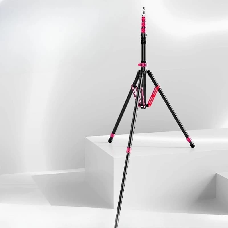 Lightweight Era MT02 aluminum alloy studio photography foldable convenient light stand 2.6m flash floor-standing tripod