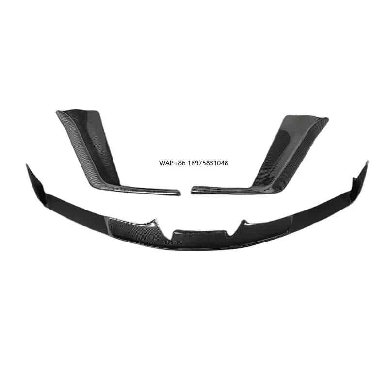 High Quality N-Style Carbon Fiber Front Bumper Lower Lip for 488 GTB New Condition Upgraded Version Front Lip Body Kit